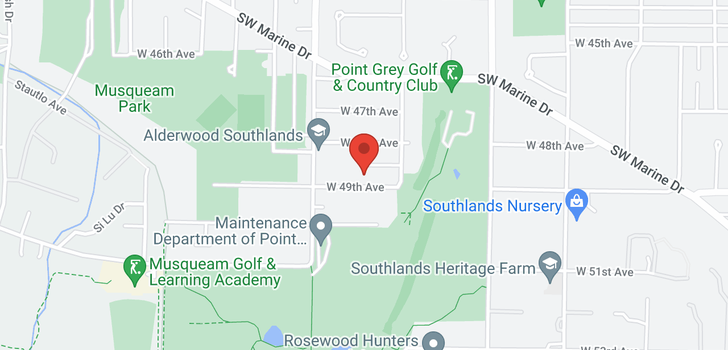 map of 3541 W 49TH AVENUE